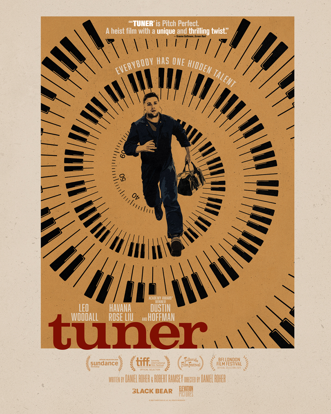 Official poster for Tuner (2026), directed by Daniel Roher